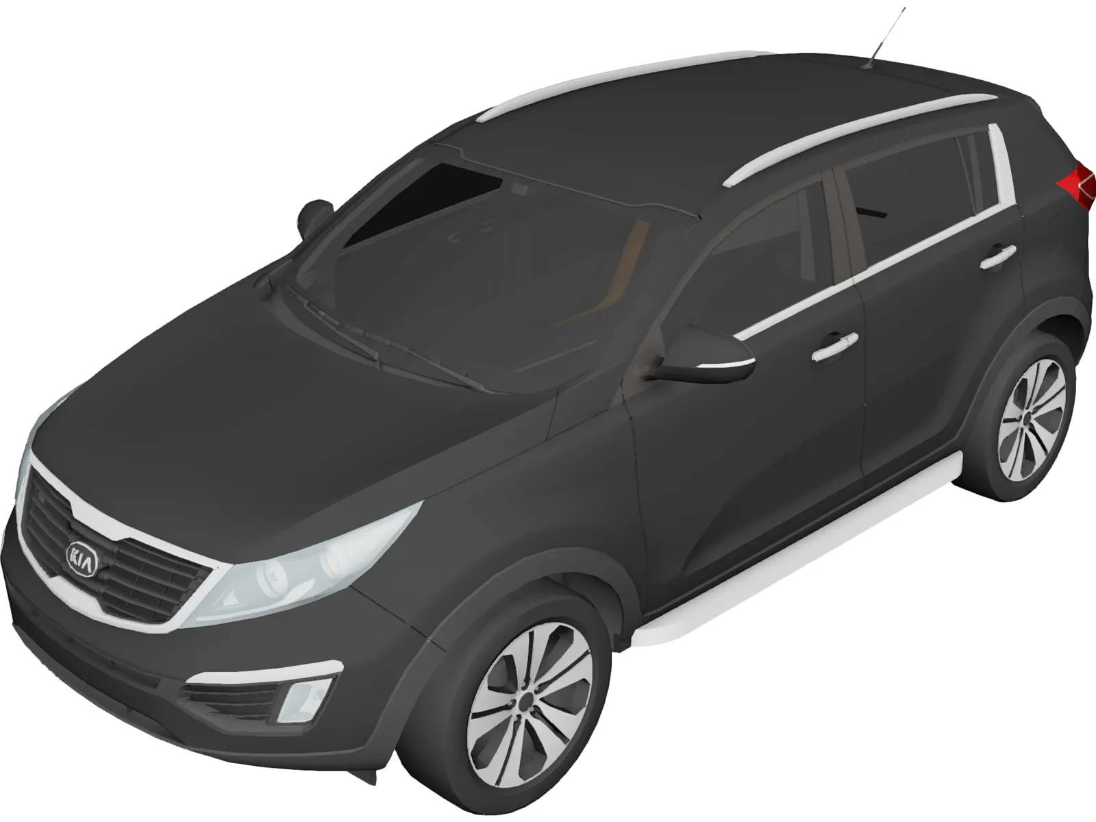 Kia Sportage (2010) 3D Model