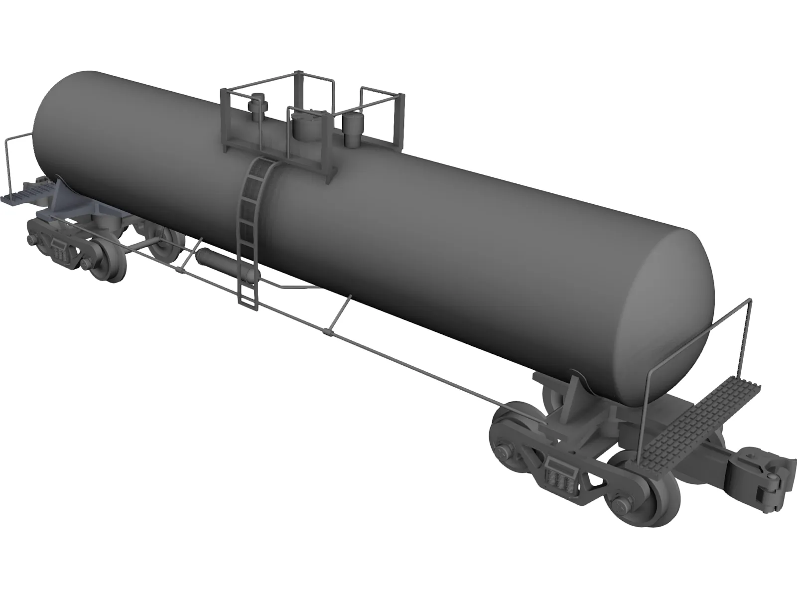 Tank Car 3D Model
