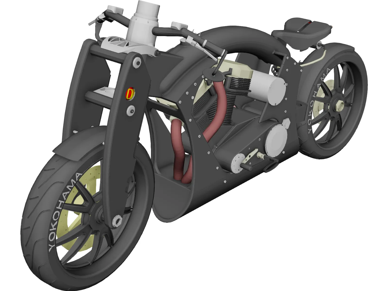 Confederate Wraith 3D Model