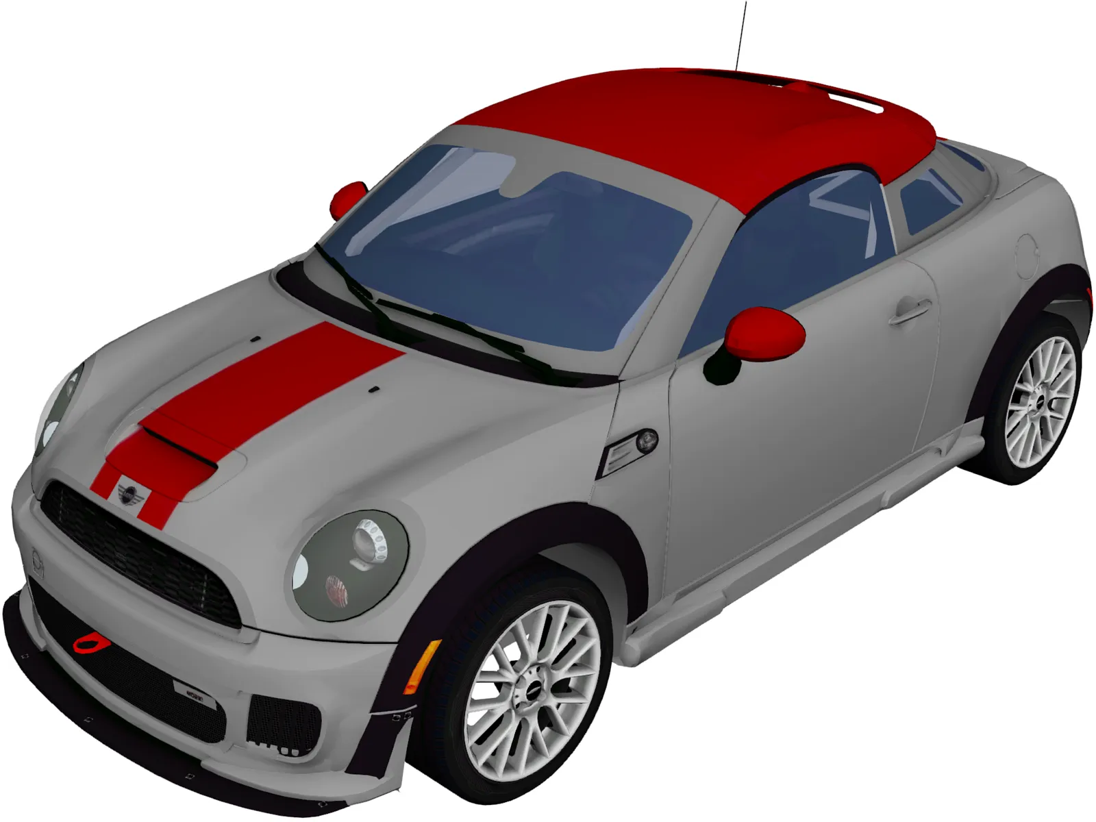 Mini Cooper S Coupe (2012) 3D Model