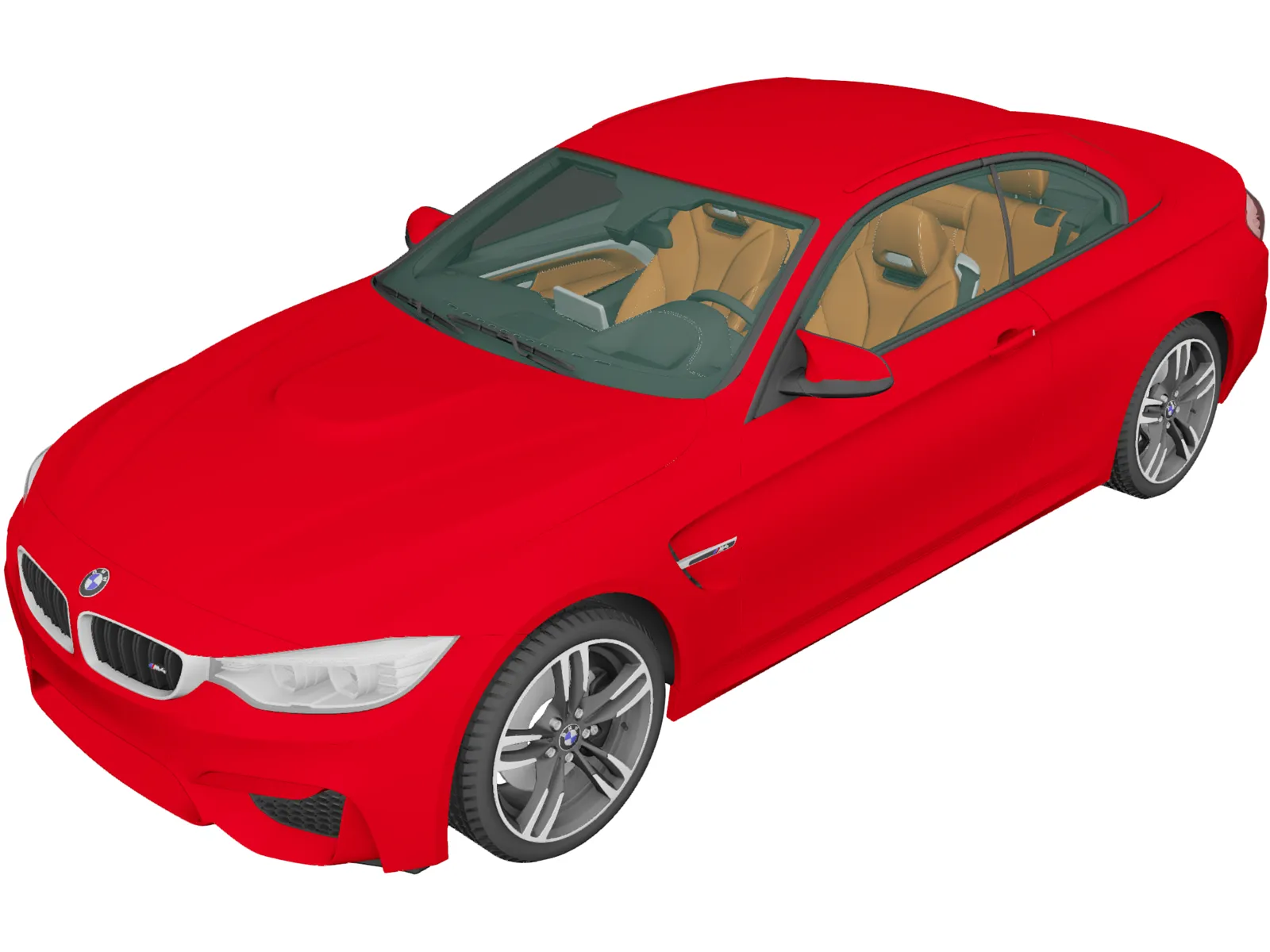 BMW M4 Convertible [F83] (2014) 3D Model