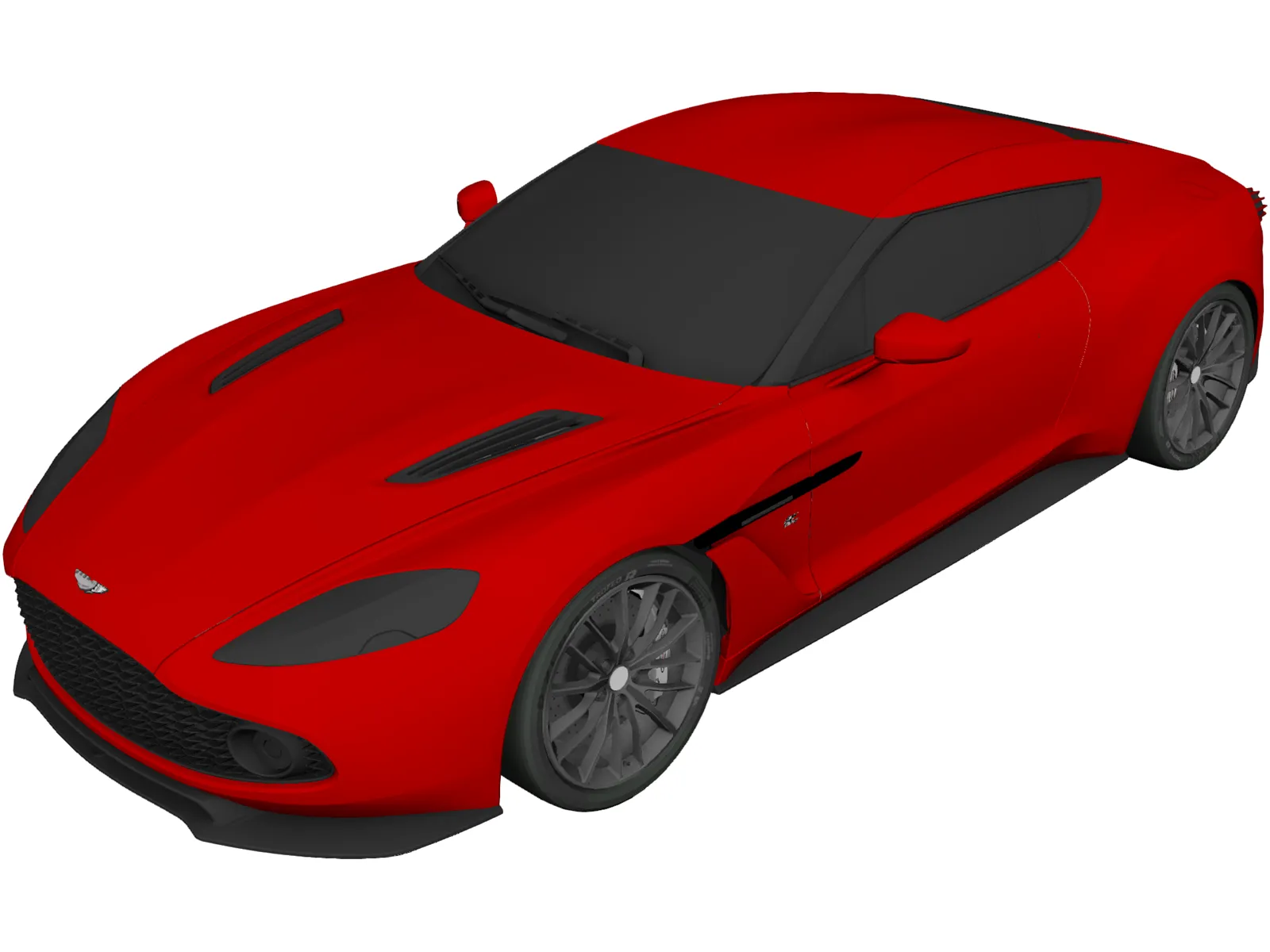 Aston Martin V12 Zagato 3D Model
