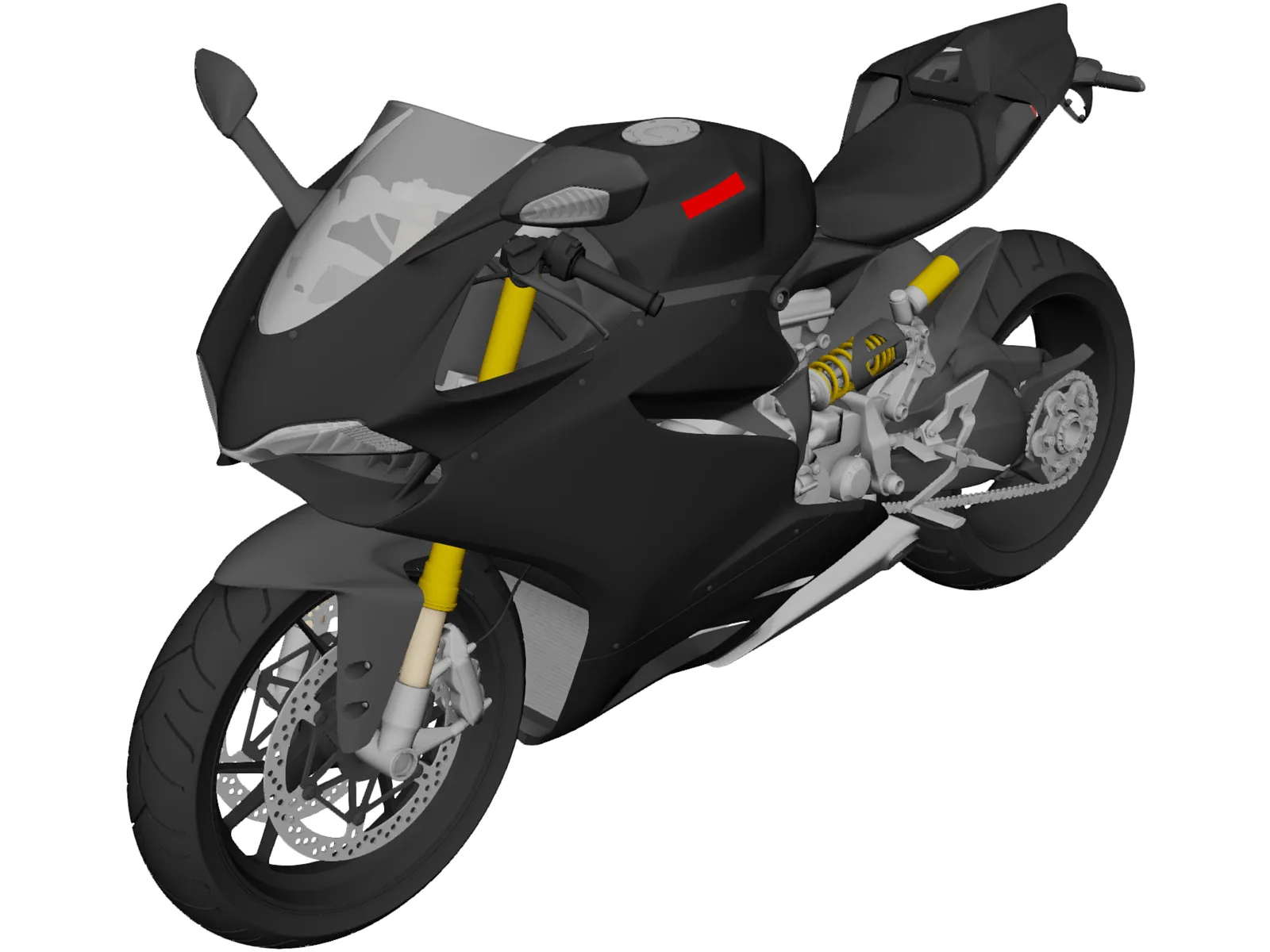 Ducati 1199 Panagale (2012) 3D Model