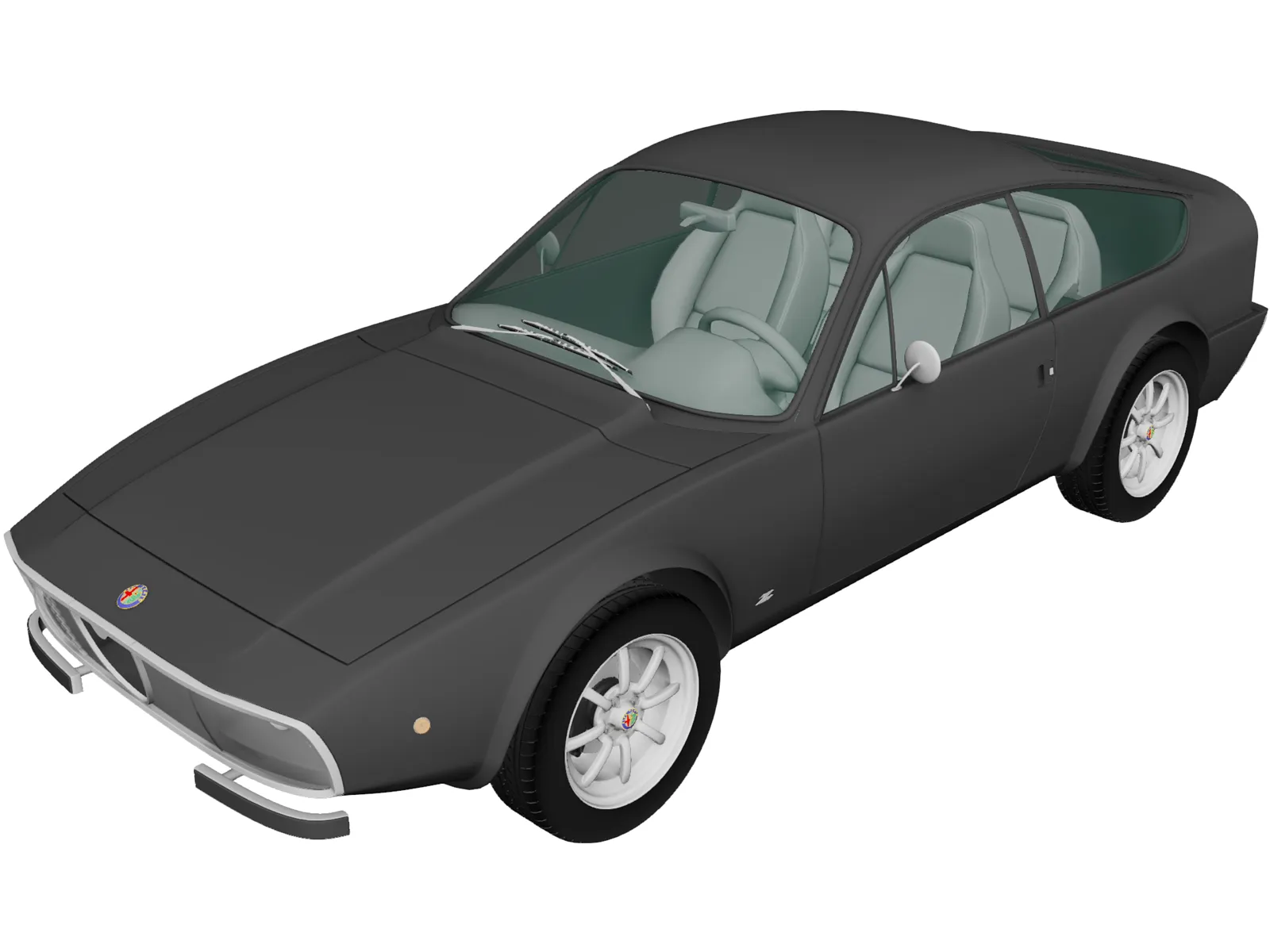 Alfa Romeo GT 1300 Junior Zagato (1972) 3D Model