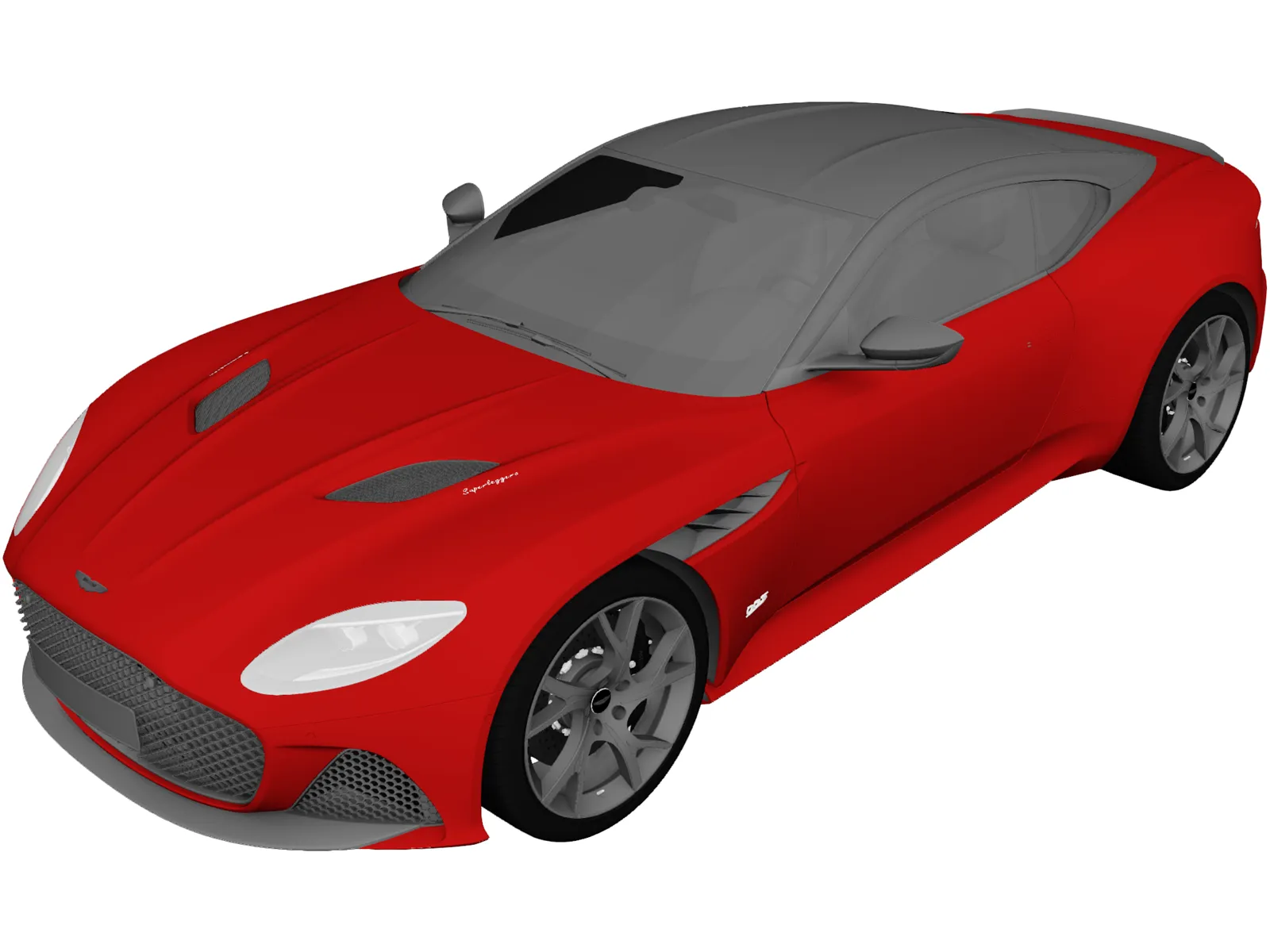 Aston Martin DBS Superleggera (2019) 3D Model