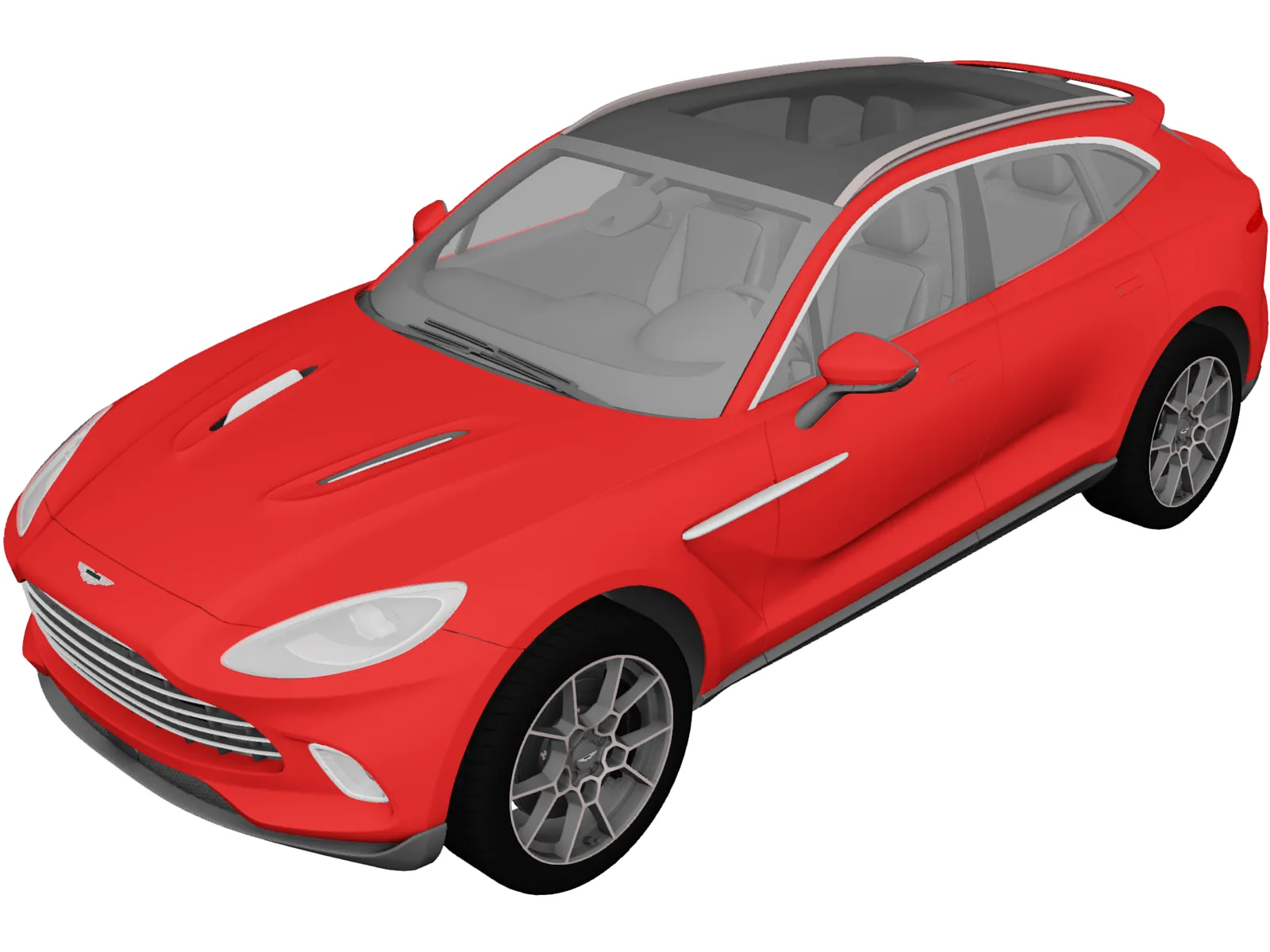 Aston Martin DBX (2021) 3D Model