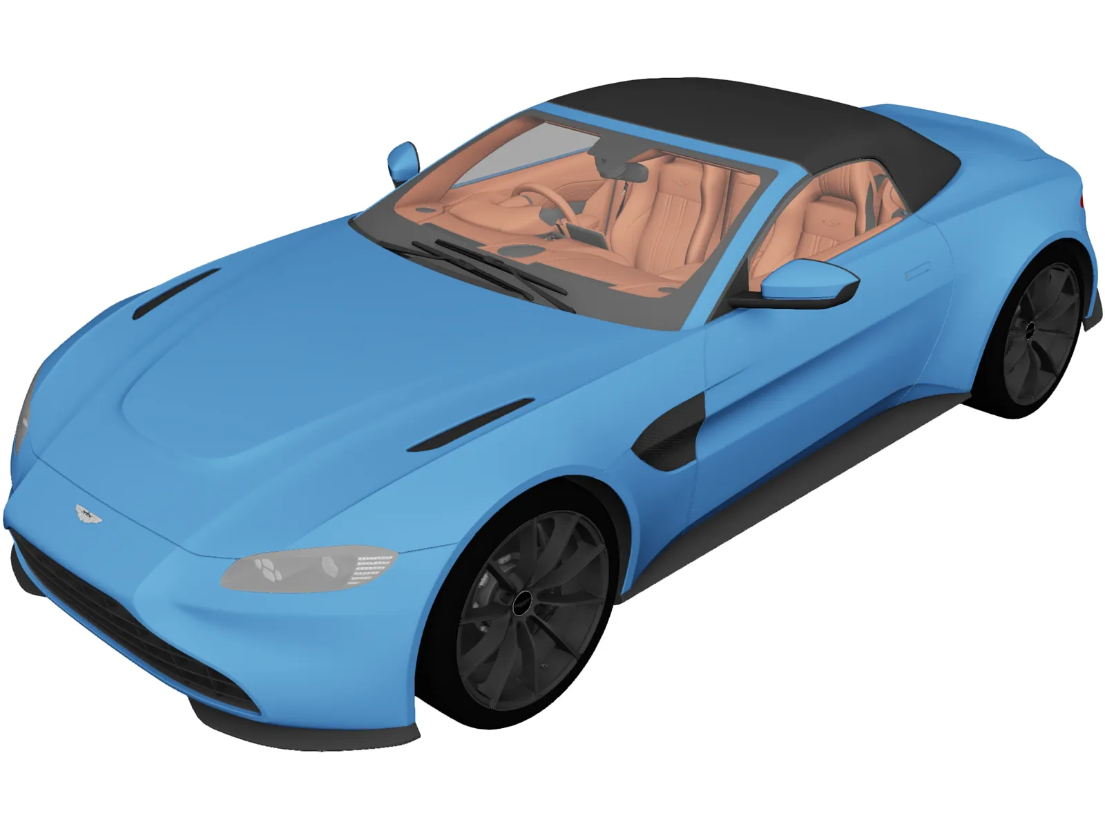 Aston Martin Vantage Roadster (2021) 3D Model