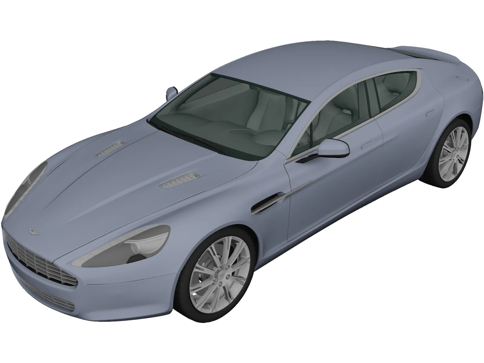 Aston Martin Rapide (2010) 3D Model