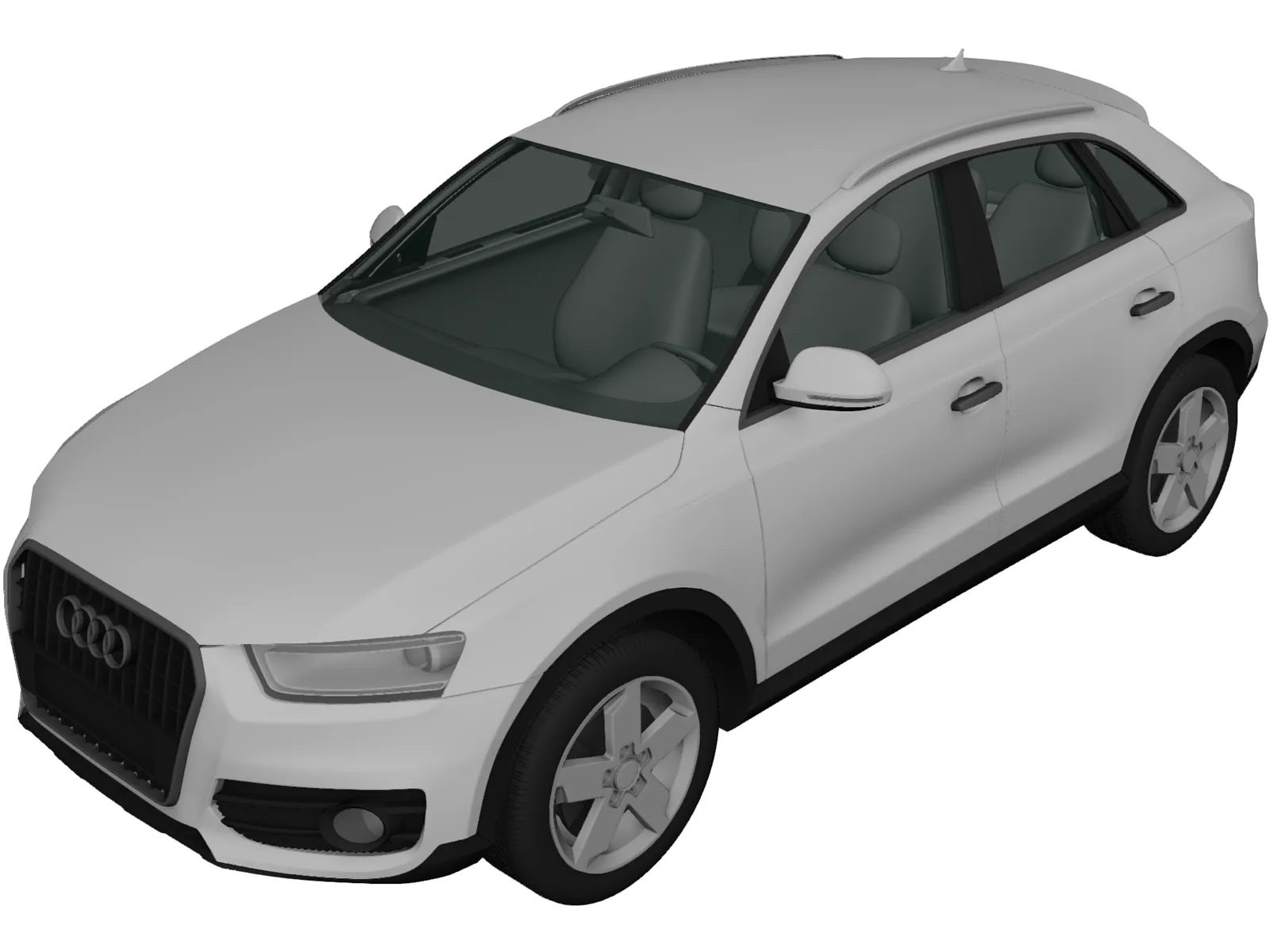 Audi Q3 (2011) 3D Model