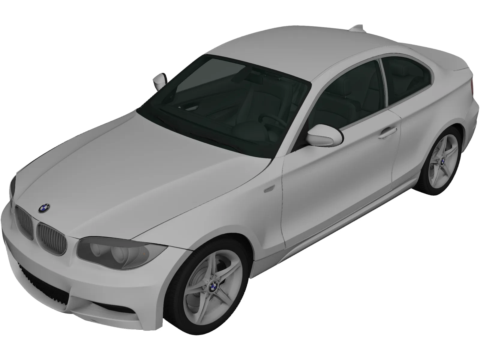 BMW 135i Coupe (2007) 3D Model