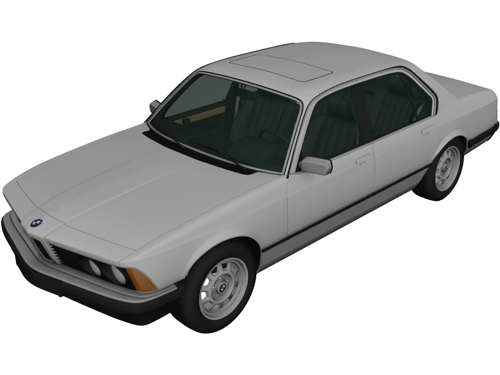 BMW 7-Series [E23] (1982) 3D Model