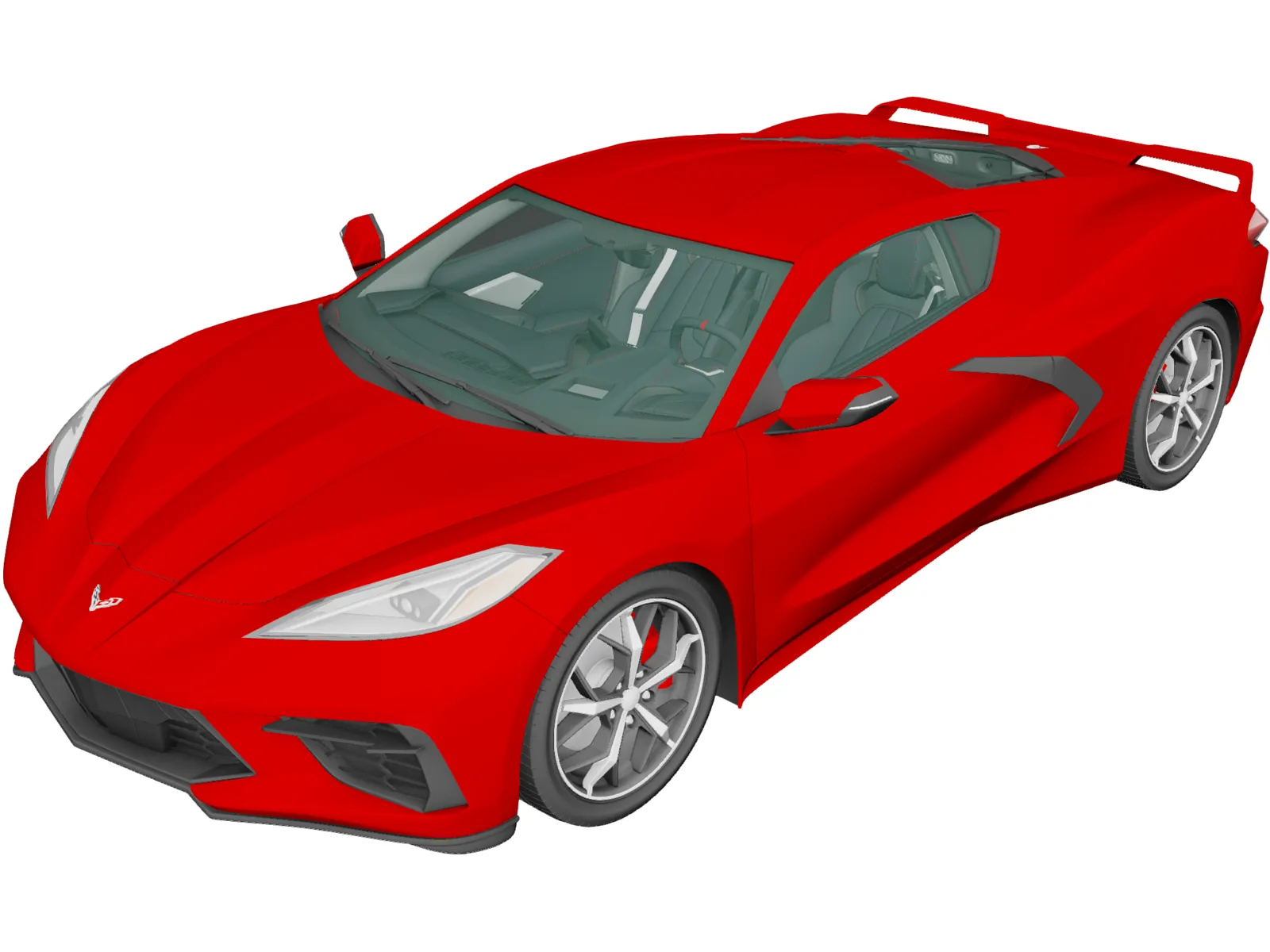 Chevrolet Corvette C8 Stingray (2020) 3D Model