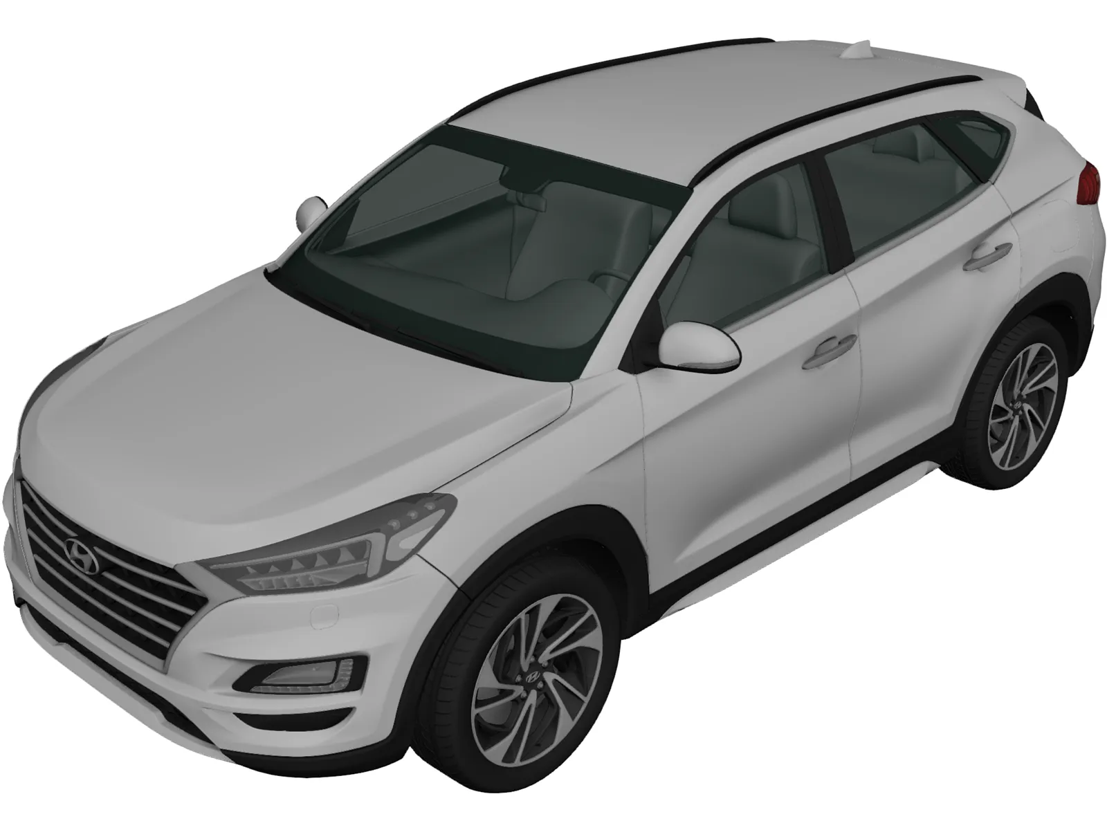 Hyundai Tucson (2018) 3D Model