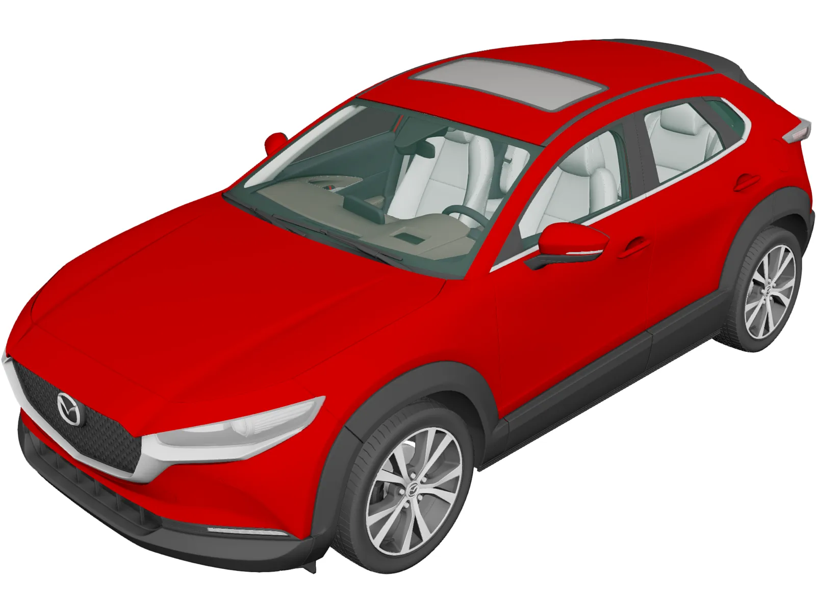 Mazda CX-30 (2020) 3D Model