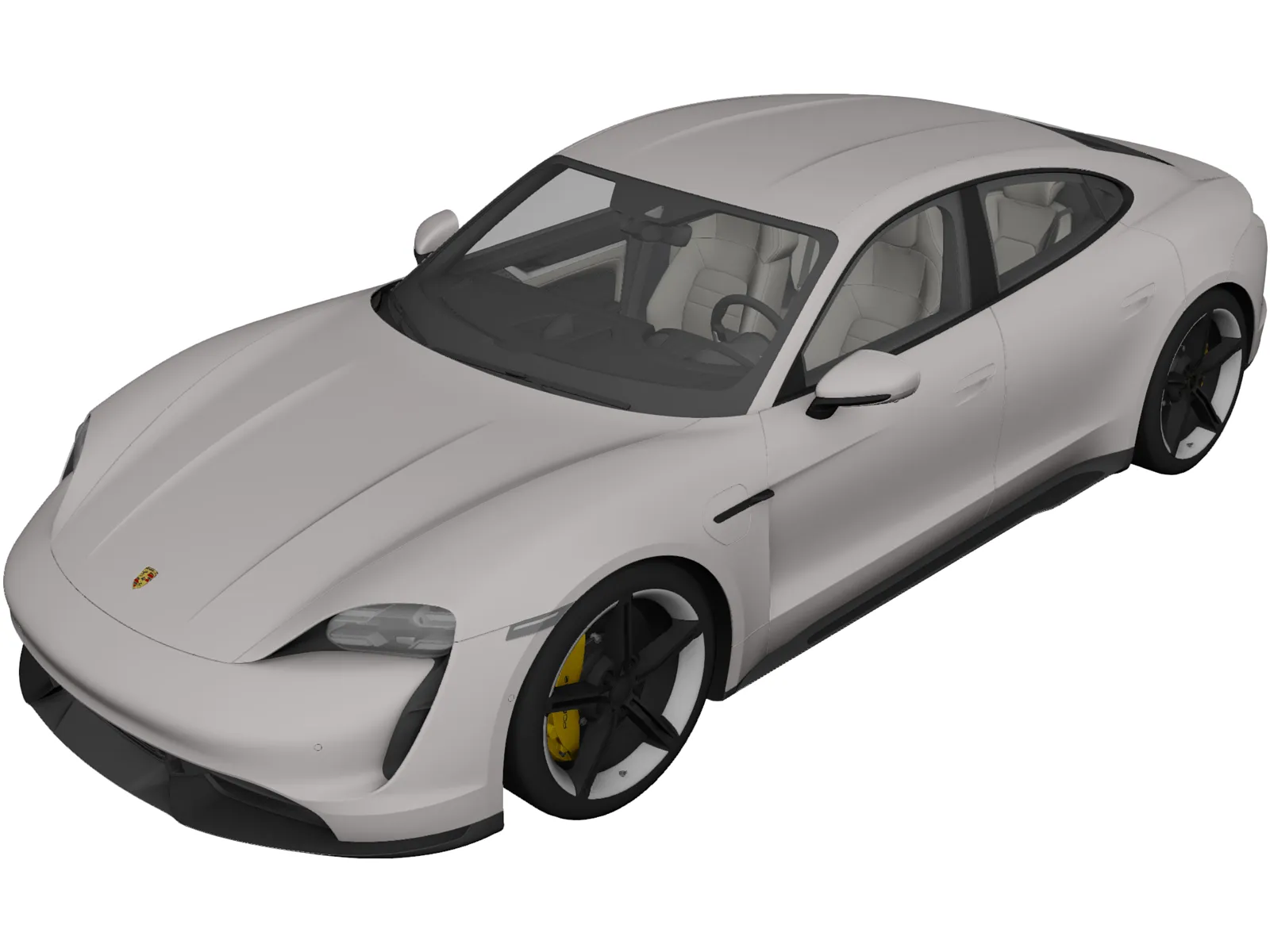 Porsche Taycan (2020) 3D Model
