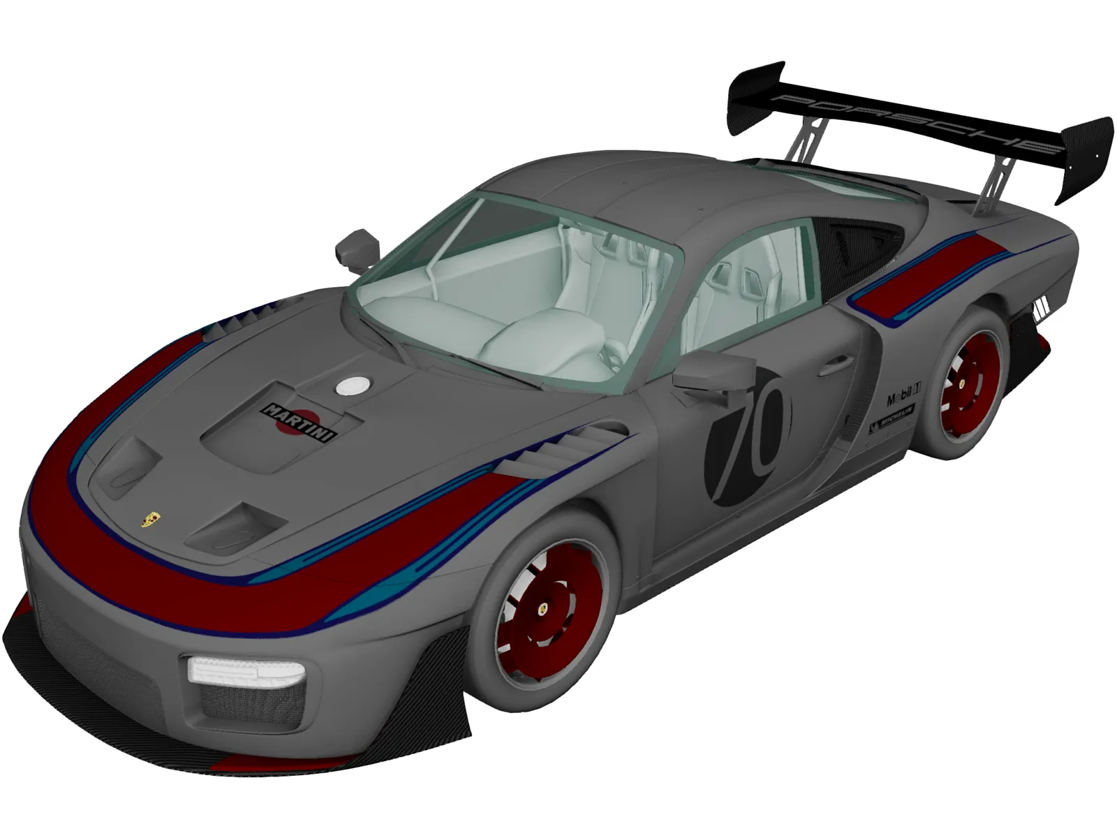 Porsche 935 (2019) 3D Model