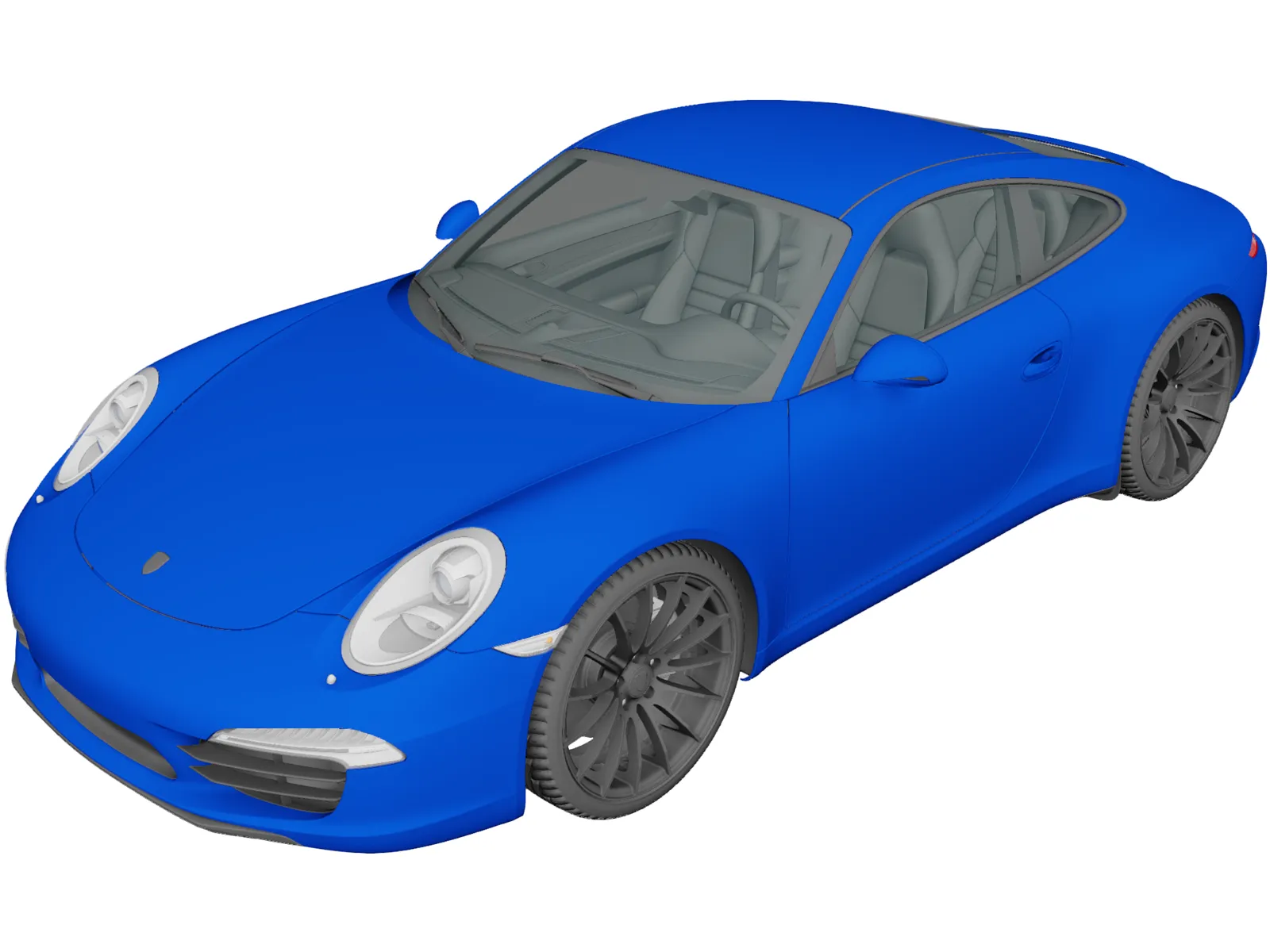 Porsche 911 Carrera (2017) 3D Model