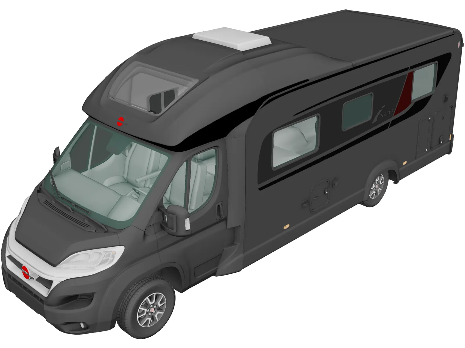 Burstner Ixeo IT 734 G (2016) 3D Model