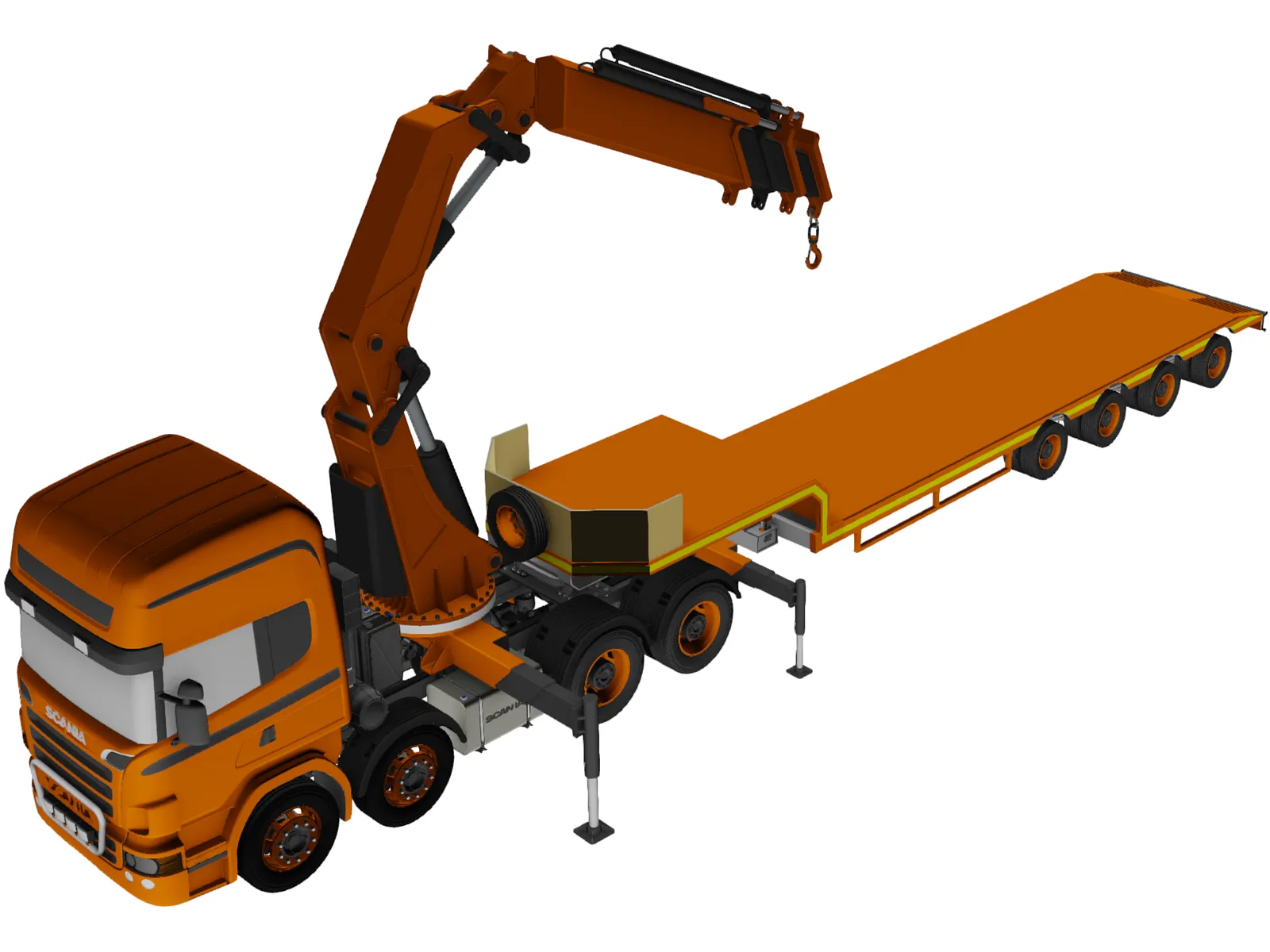 Scania Truck 3D Model