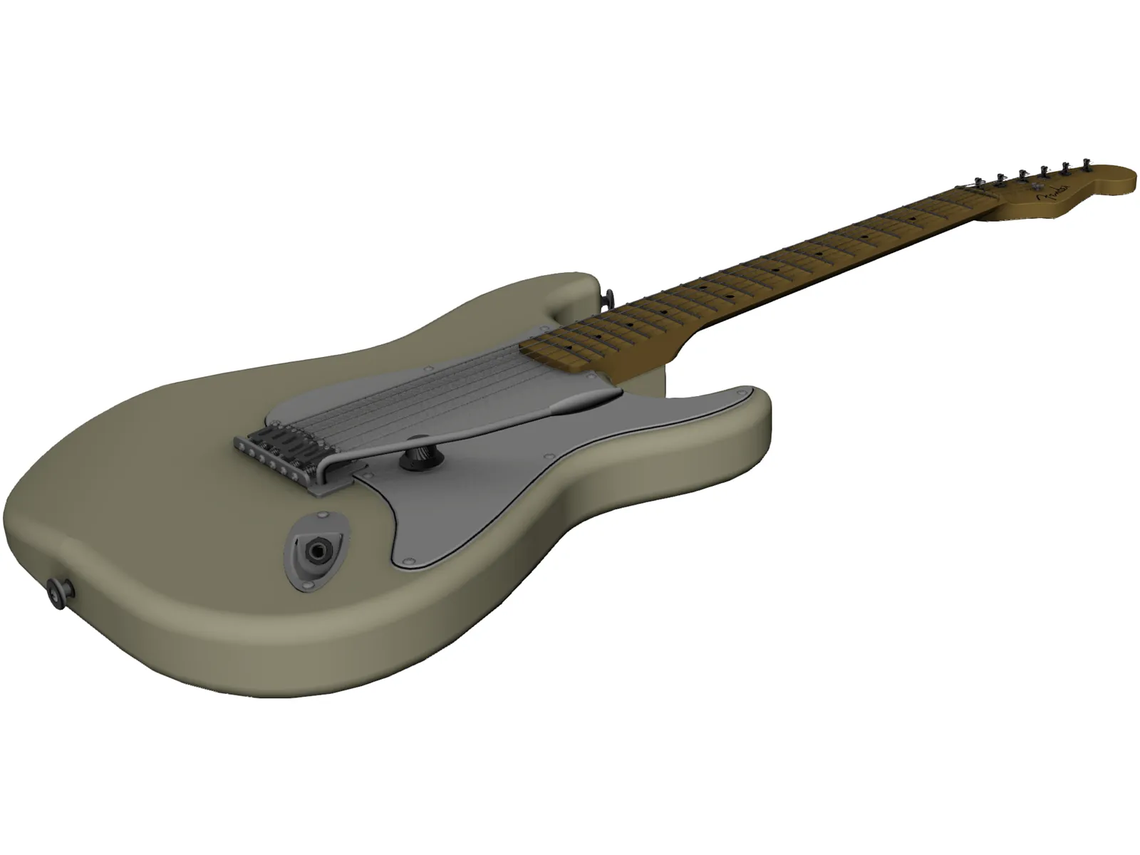 Fender YJM Nylon Stratocaster (1996) 3D Model