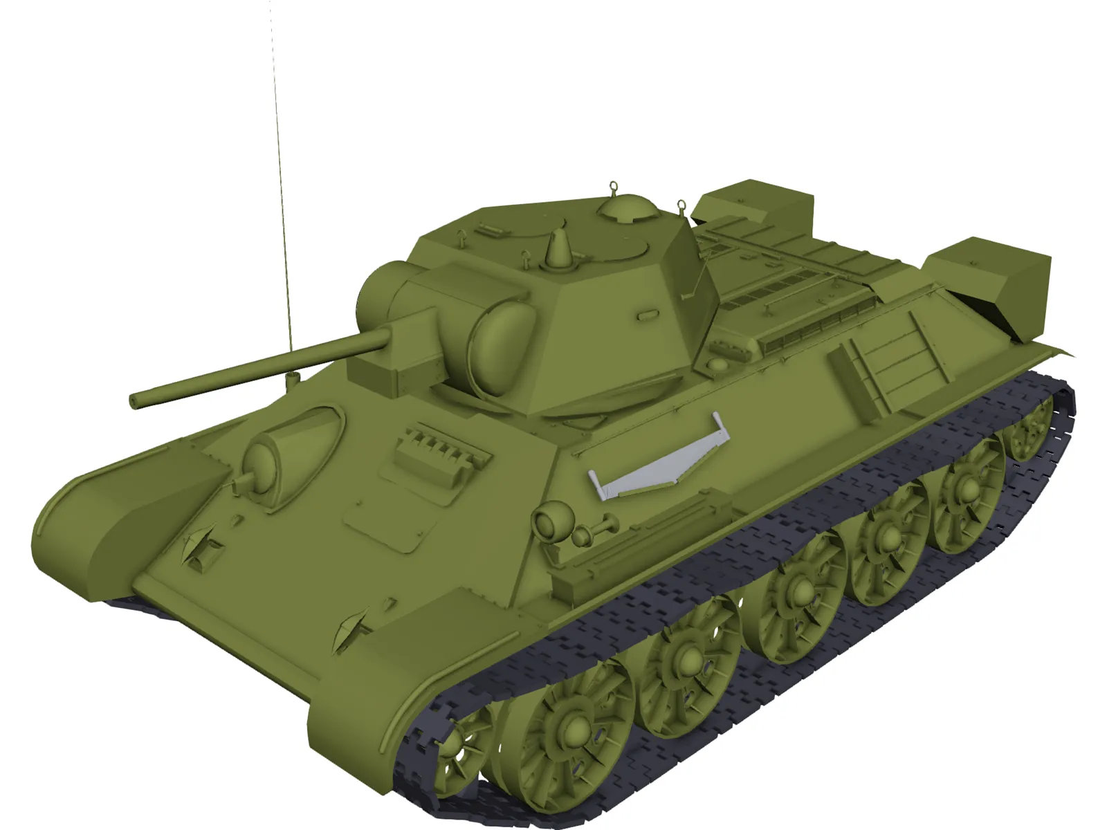 T-34 3D Model