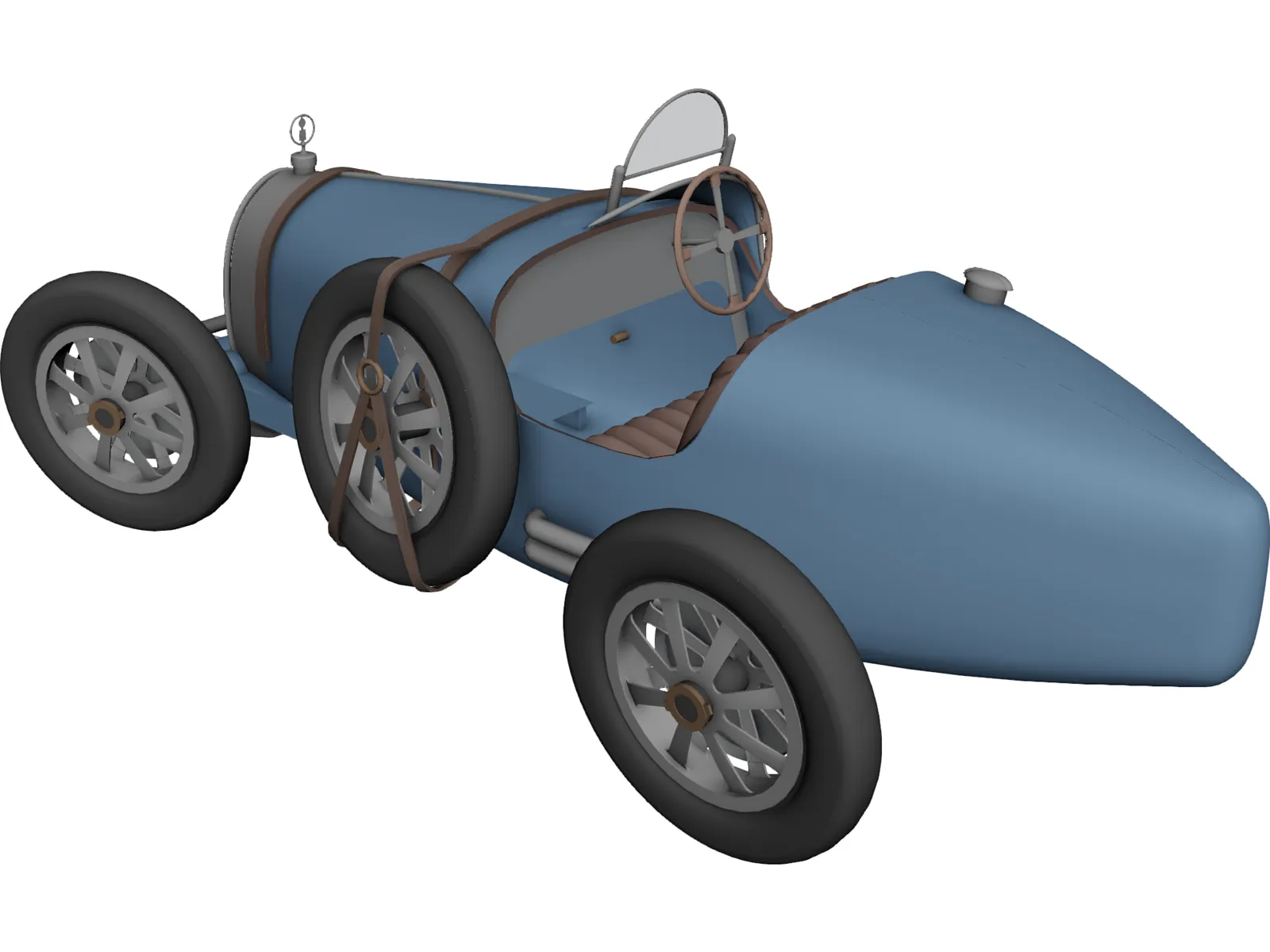 Bugatti Type 35 (1924) 3D Model