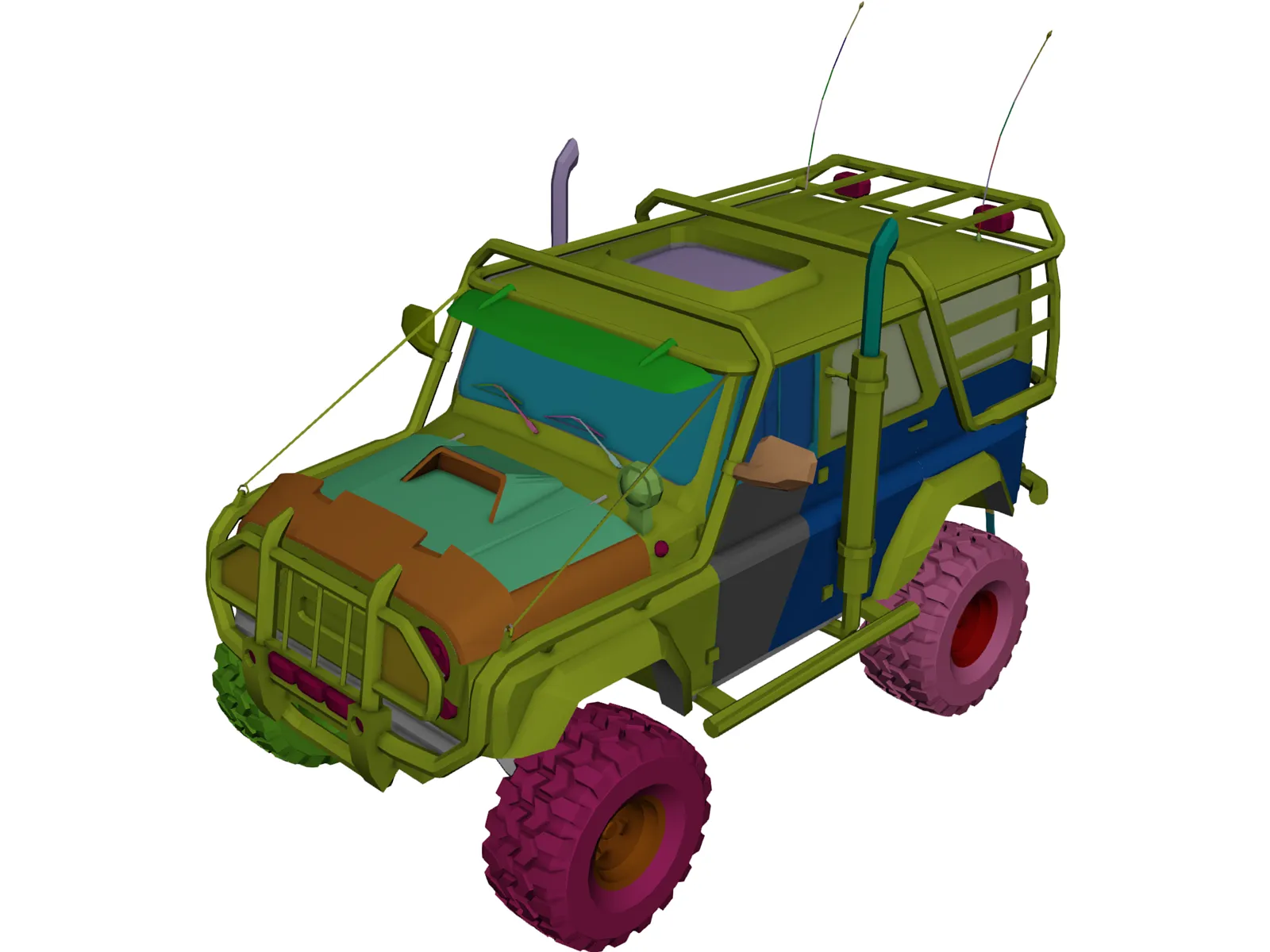 Jeep [Tuning] 3D Model