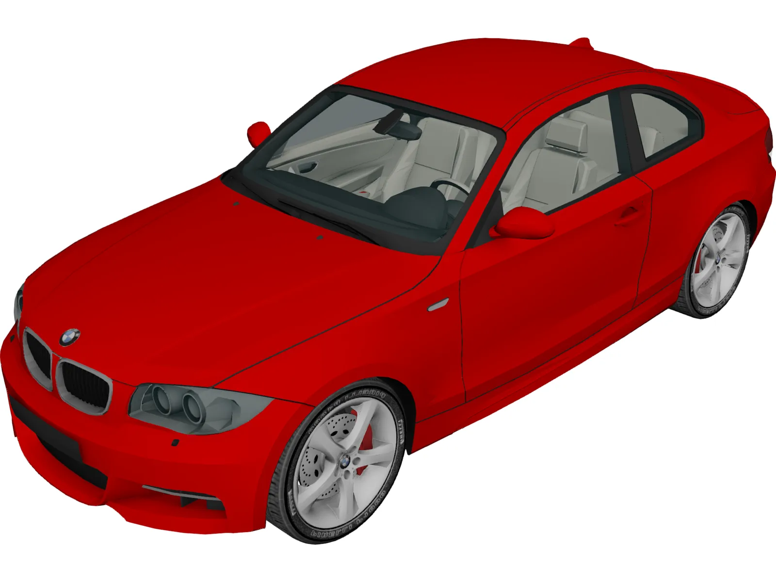 BMW 135i Coupe [E82] (2009) 3D Model