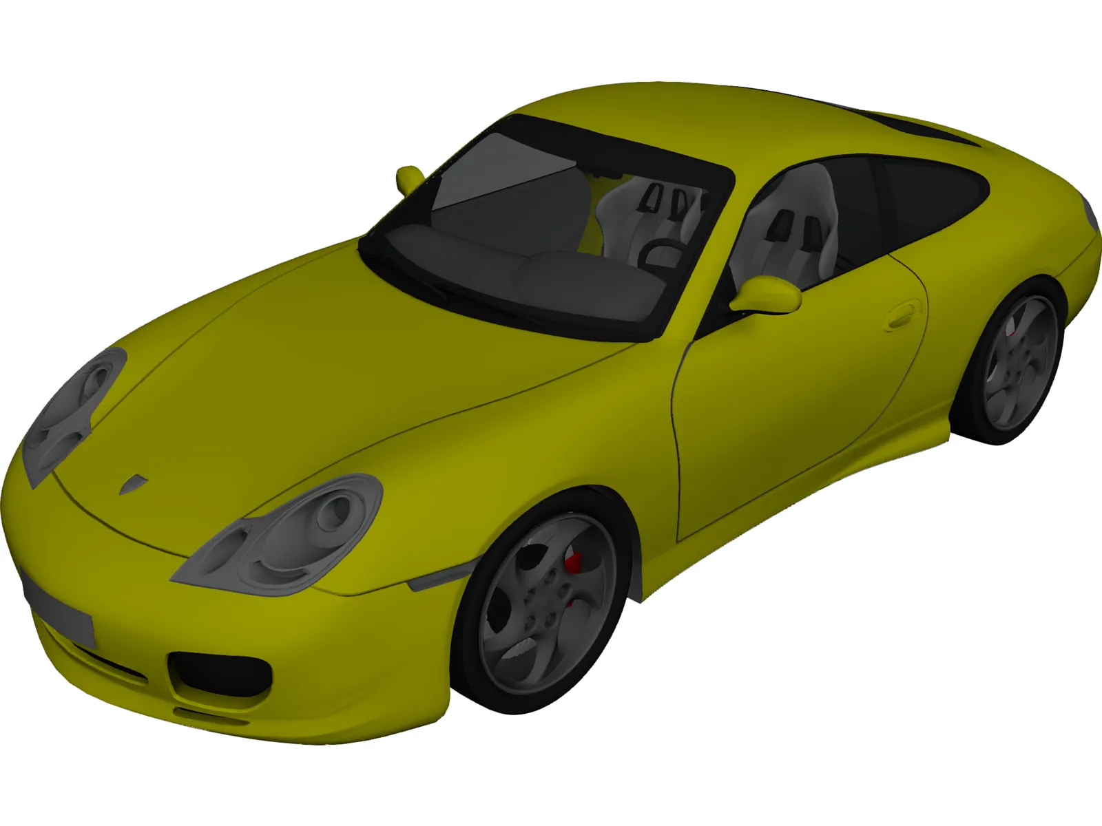 Porsche 911 Carrera 4S (2002) 3D Model