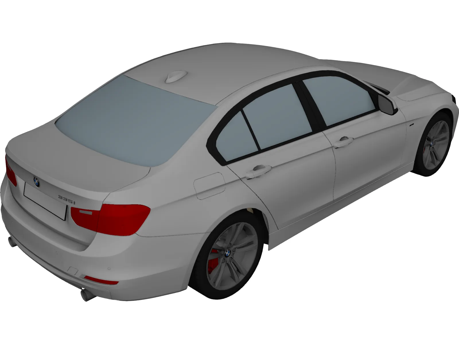BMW 3-Series 335i [F30] (2012) 3D Model