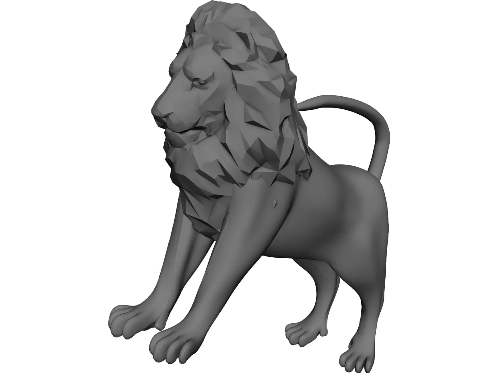 Lion 3D Model