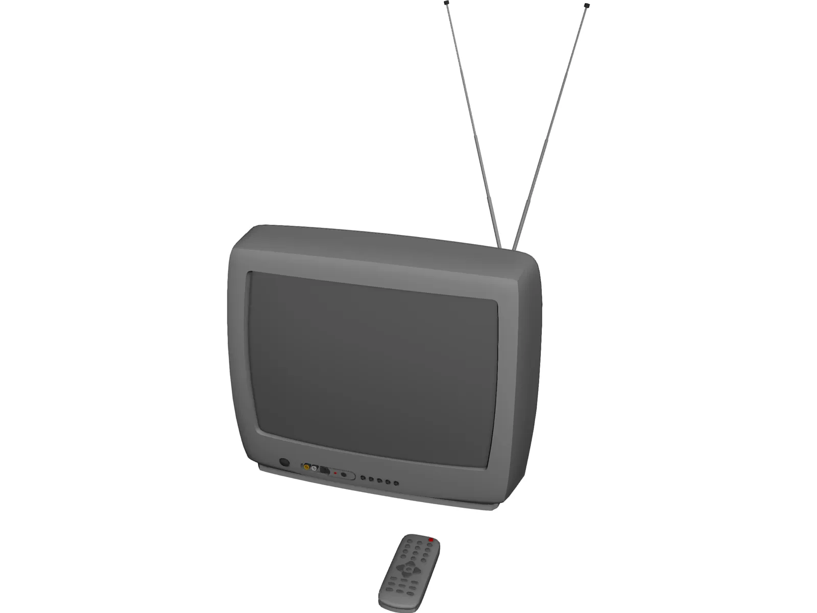 TV Set 3D Model