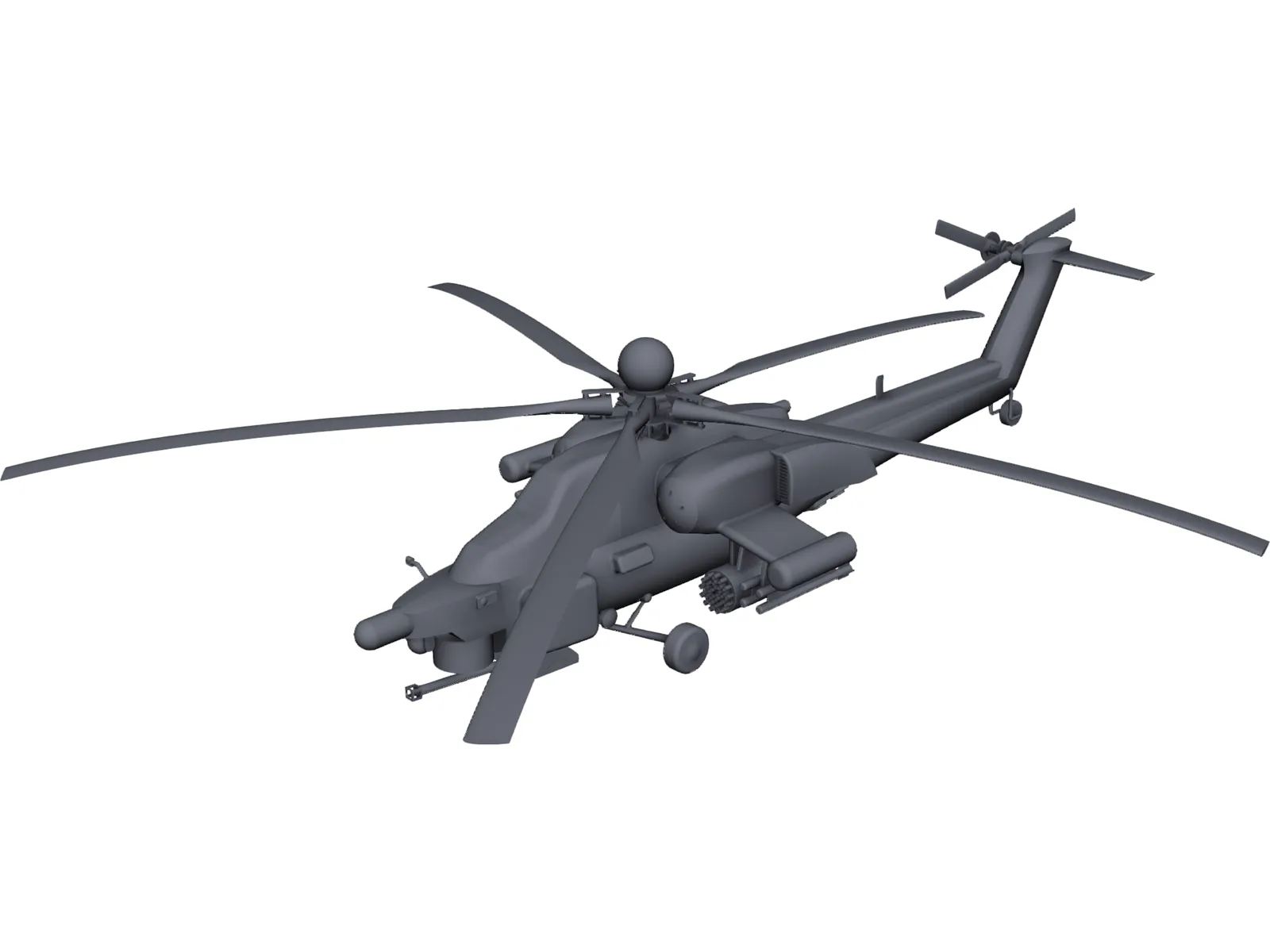 Mil Mi-28 Havoc 3D Model