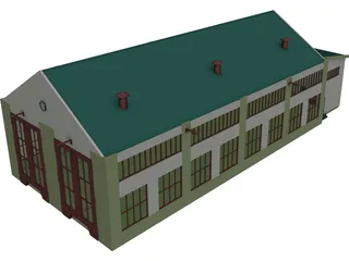 Train Coach 3D Model