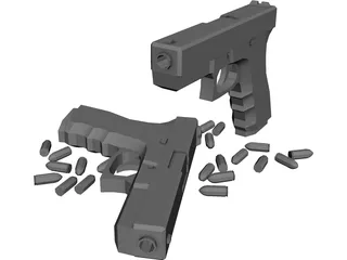 Glock 3D Model