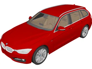 BMW 3-Series Touring [F31] (2013) 3D Model