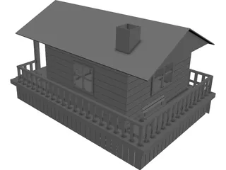 Hunter Cabin 3D Model