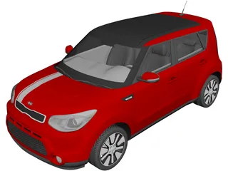 Kia Soul (2014) 3D Model