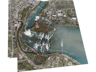 Niagara Falls 3D Model