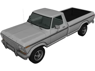 Ford F-150 (1978) 3D Model