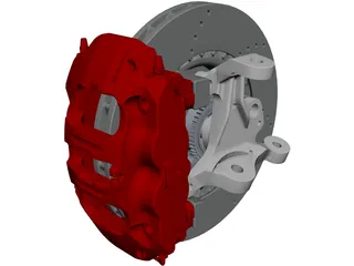 Mazda MX5 Miata Big Brake Conversion CAD 3D Model