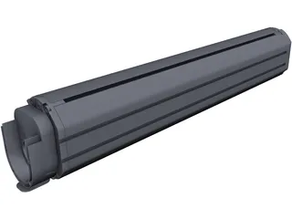 E-Bike Battery 625W CAD 3D Model