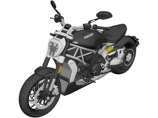 Ducati X-Diavel (2016) 3D Model