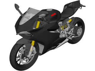 Ducati 1199 Panagale (2012) 3D Model