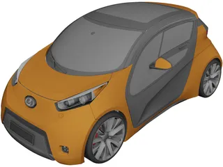 VAZ Lada City Compact 3D Model