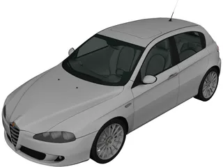 Alfa Romeo 147 (2009) 3D Model