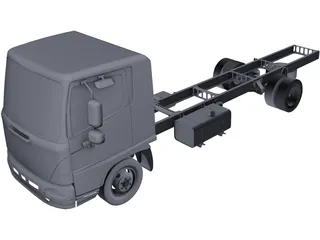 Hino 500 CAD 3D Model