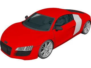 Audi R8 3D Model