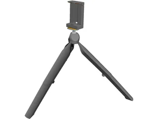 Smartphone Tripod CAD 3D Model