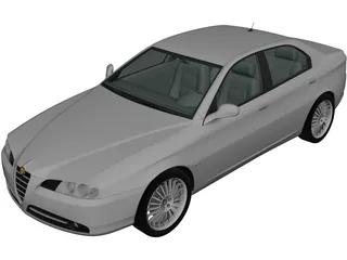 Alfa Romeo 166 (2003) 3D Model